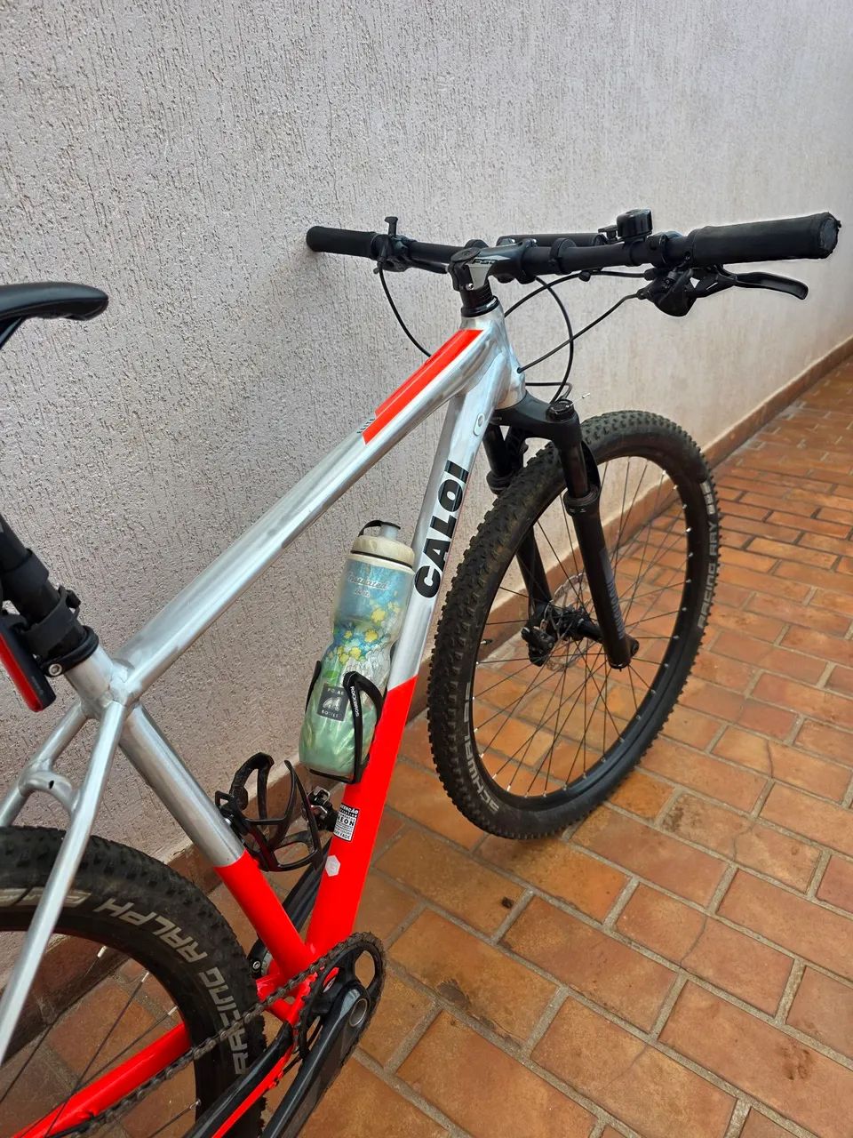 Bike Aro 29 Mtb Caloi Elite Deore 12v Alumínio /vermelho Quadro 19 - Foto 3