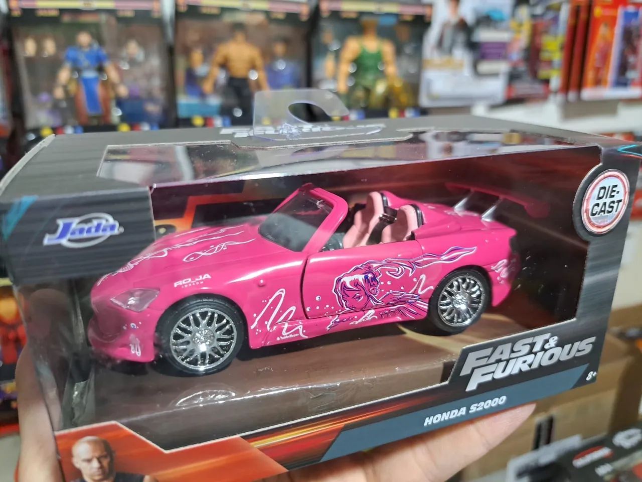 Miniatura 2001 Honda S2000 Rosa da Suki Velozes E Furiosos 1:32