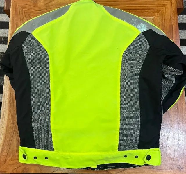 Jaqueta Para Moto Bmw Airshell Amarela Ventilada Tam : 52 - Foto 4