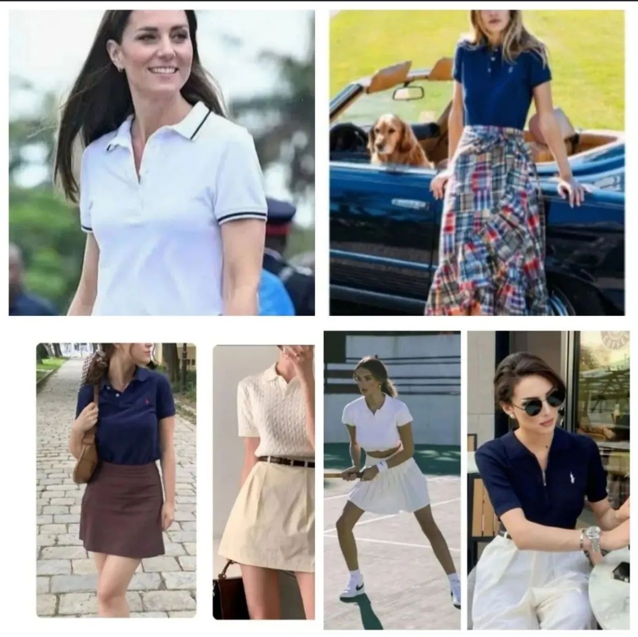 2 camisas polo clássicas feminina tamM 
