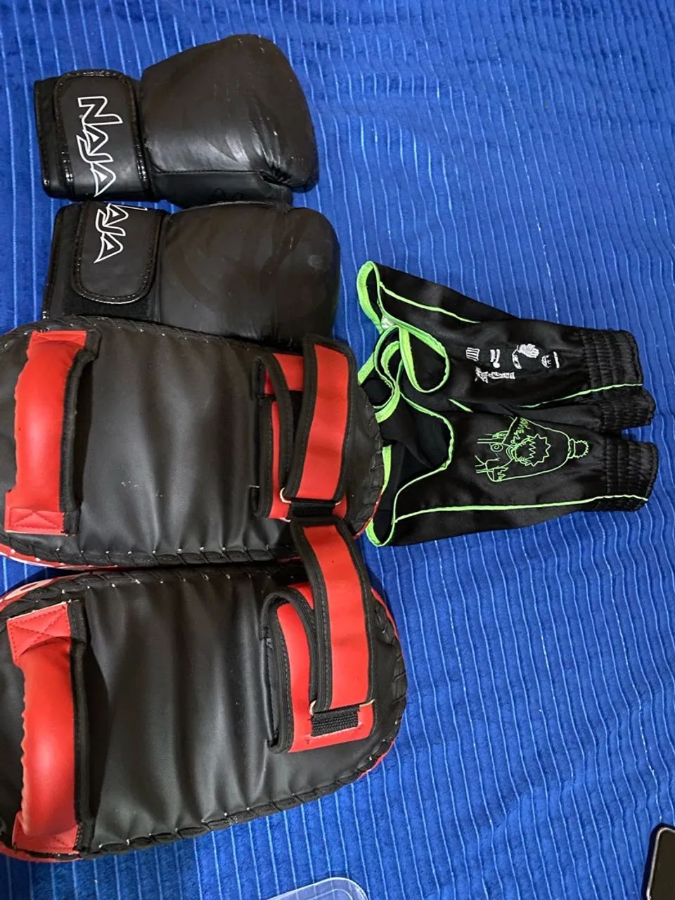 Kit de equipamentos de luta 