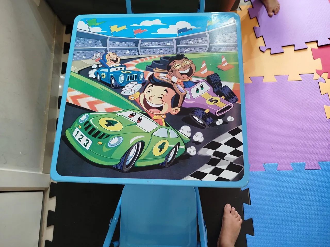 Mesa infantil dobrável  - Foto 3