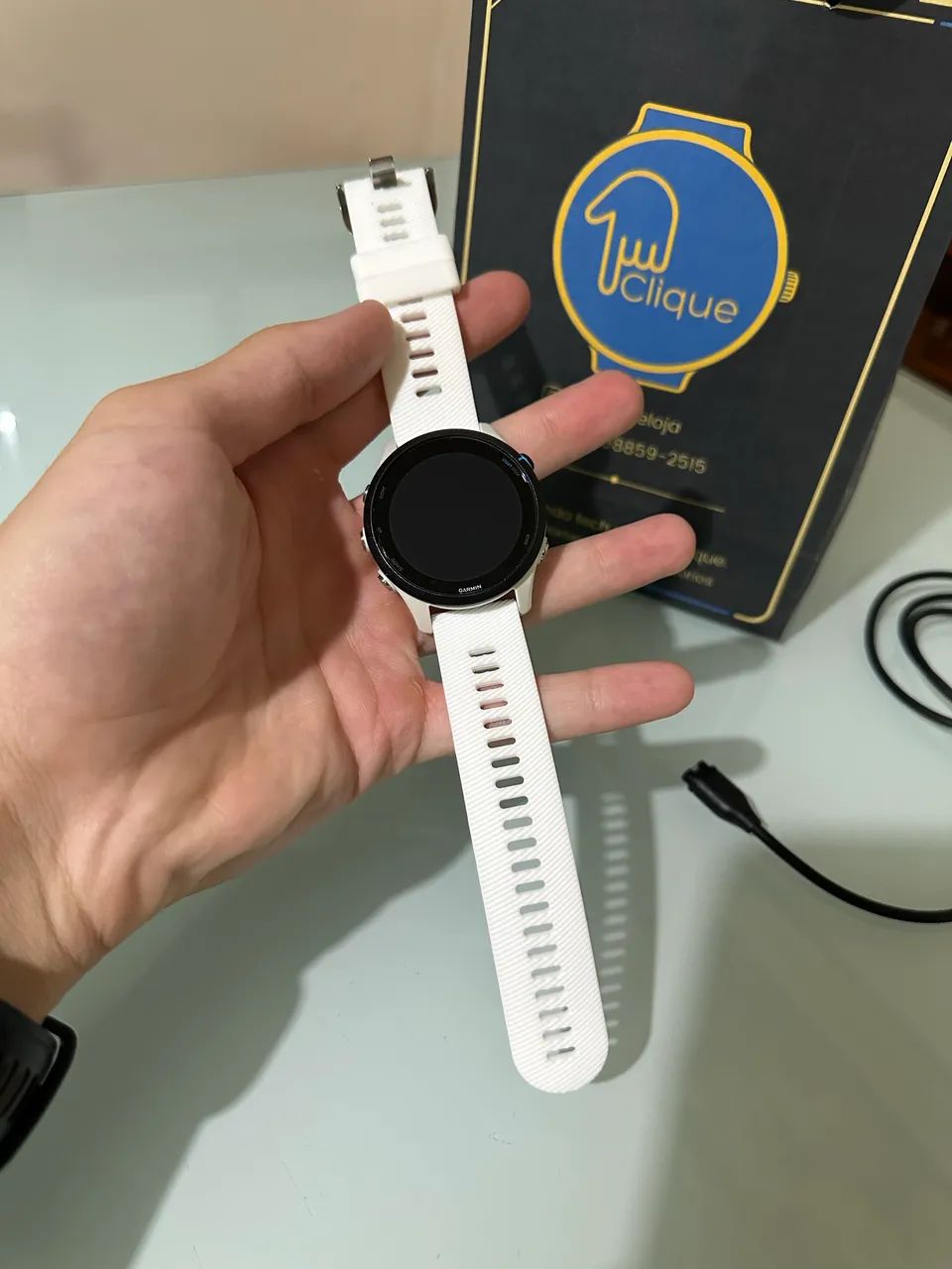 Garmin Forerunner 255 Music Branco