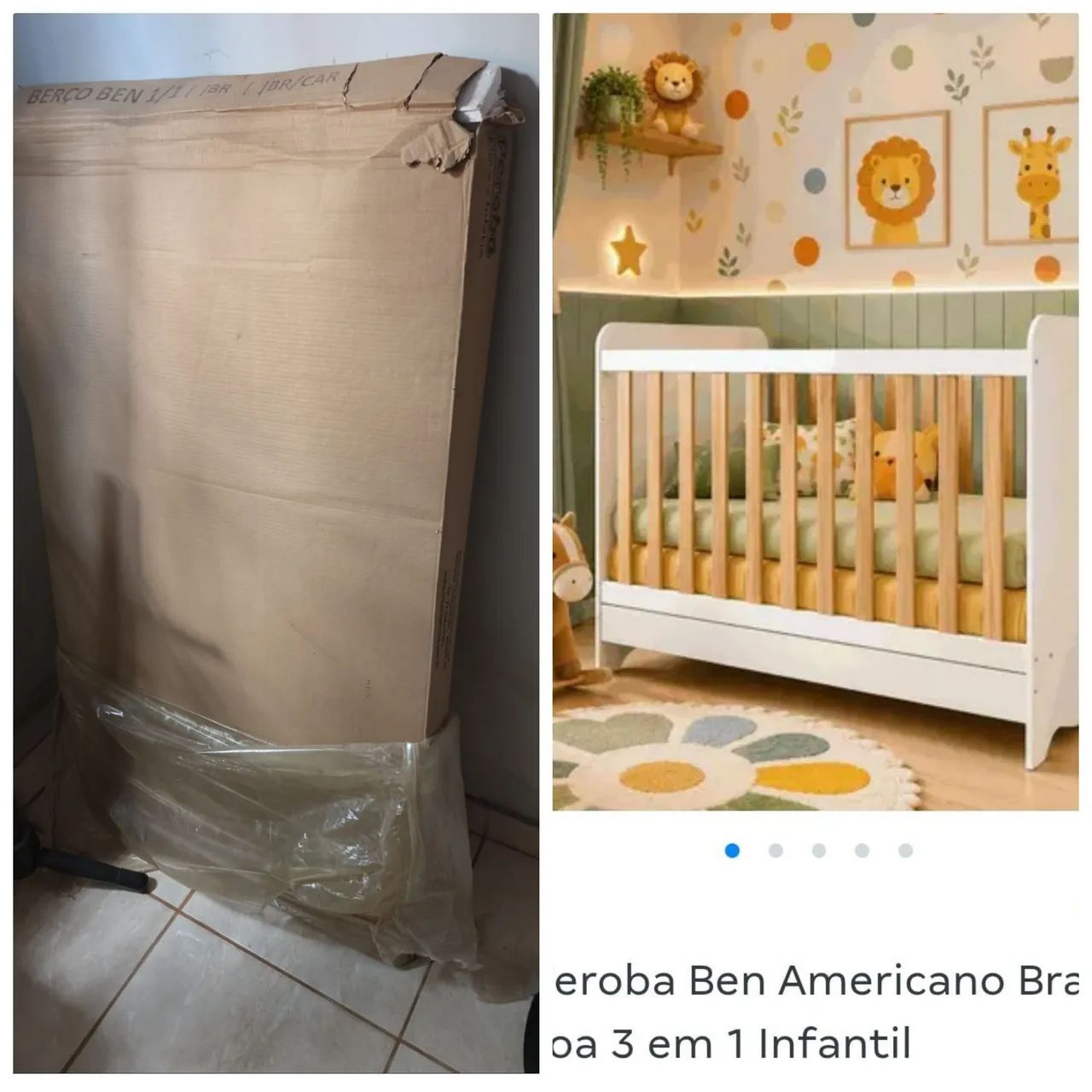 Vendo berço novo na caixa 