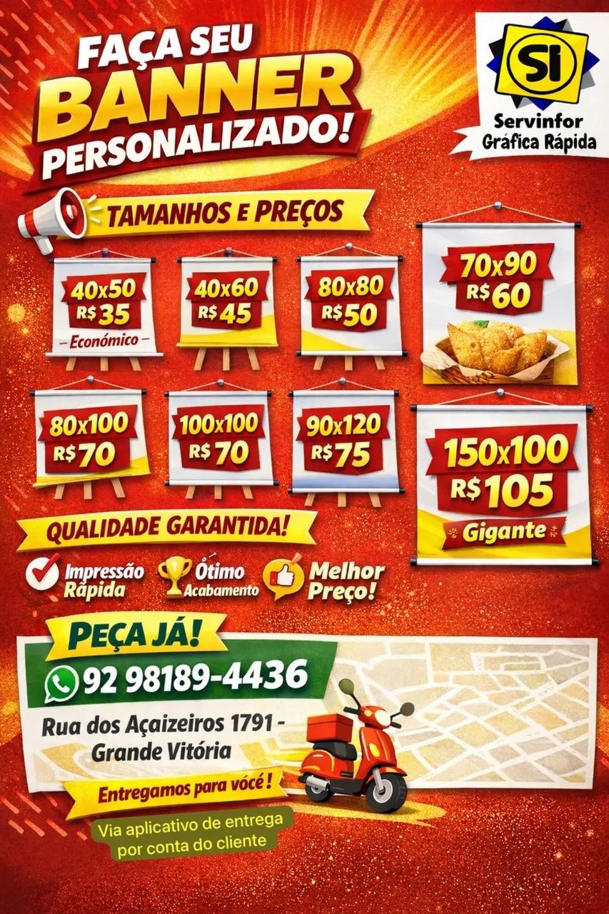 Gráfica, Banner, Adesivo, Comunicação Visual, Manaus - Foto 2