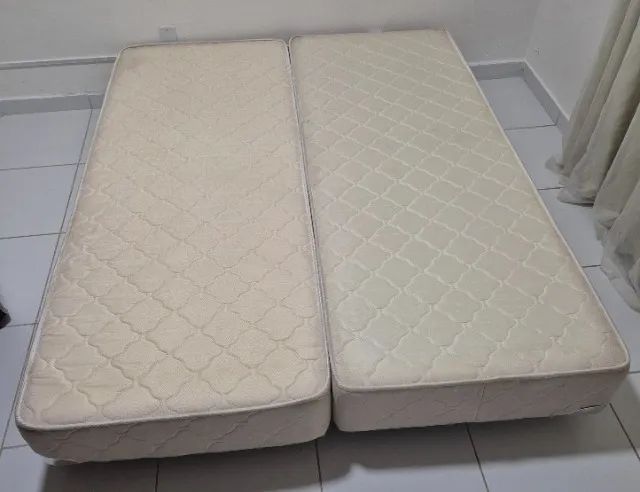 Base Cama Box Bipartido Queen Size - Foto 2