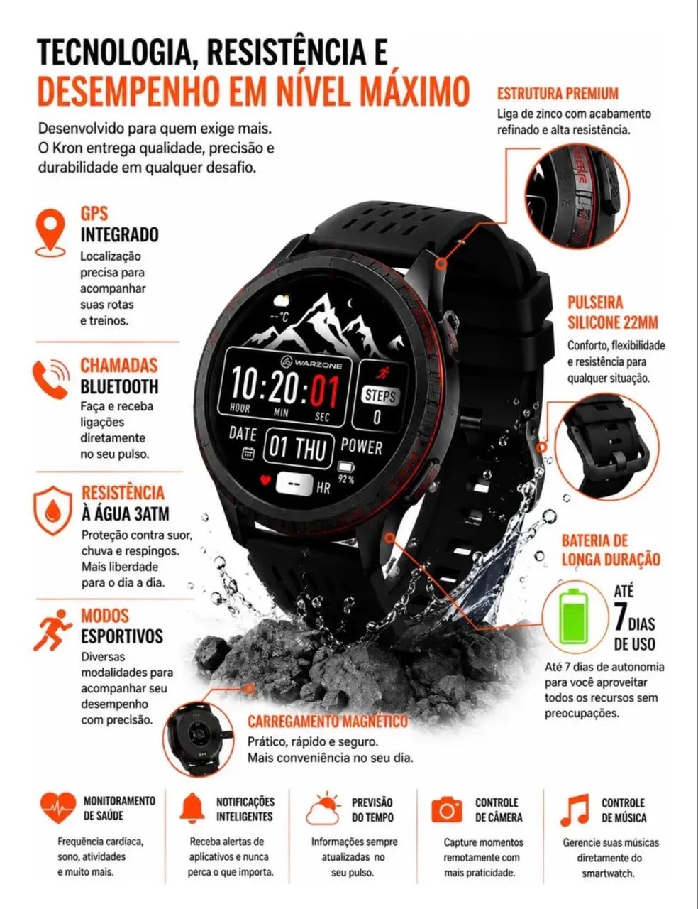 SMARTWATCH WEARZONE KRON  - Foto 4