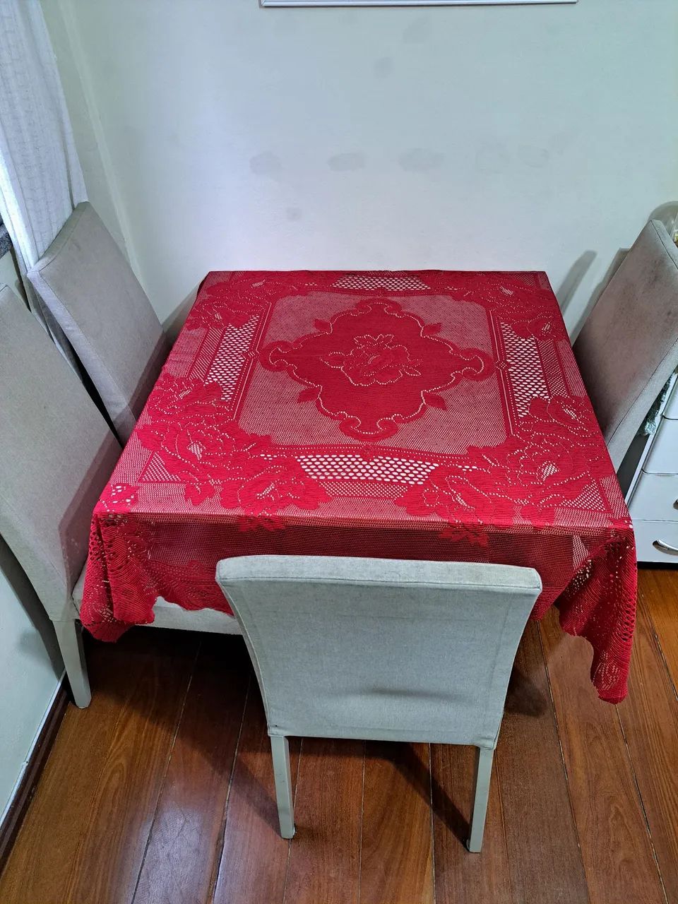 Mesa de Refeição BEGE com 4 Cadeiras - Foto 4