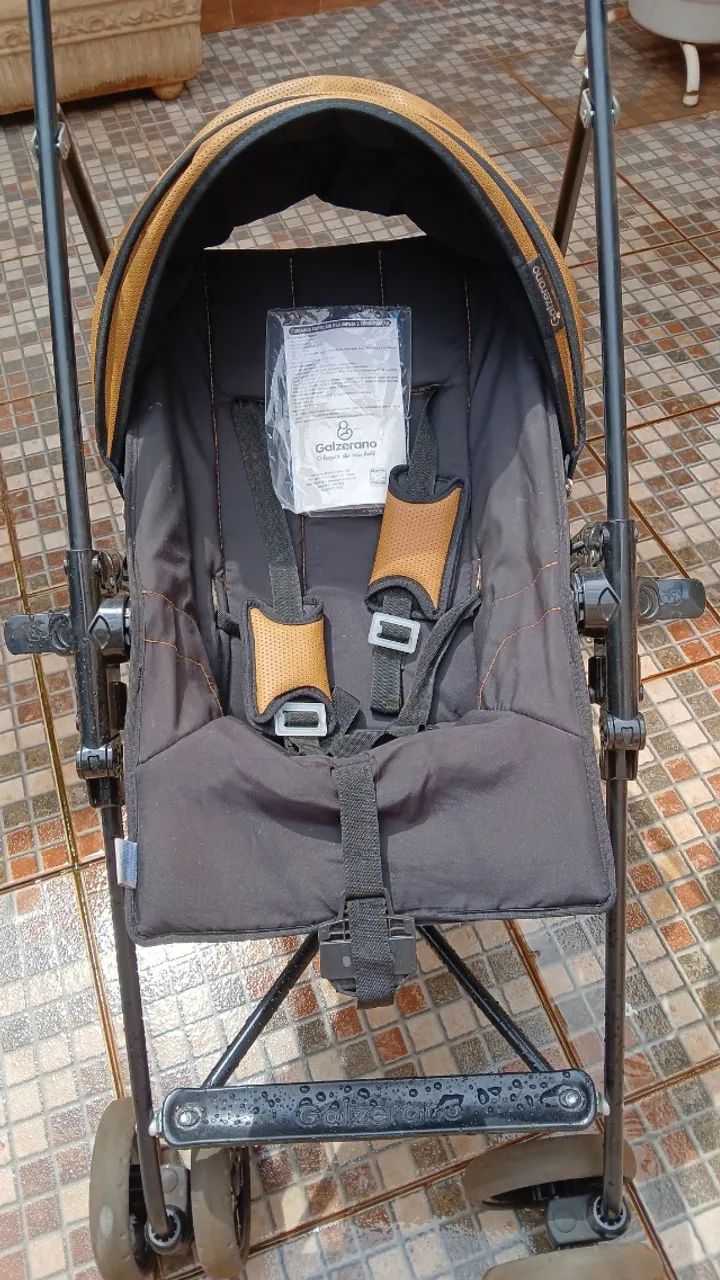Carrinho de bebê Galzerano, super conservado. - Foto 2