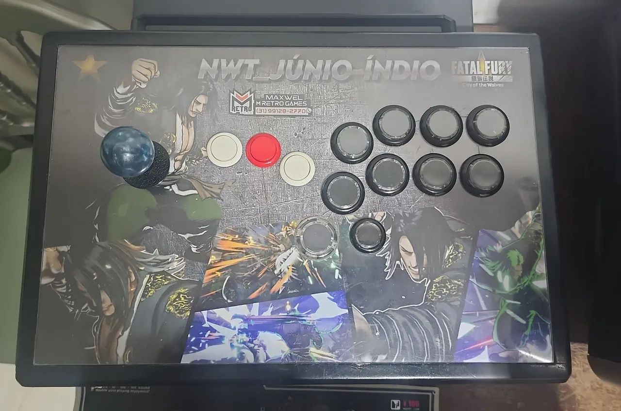 Arcade Stick Artesanal Híbrido 