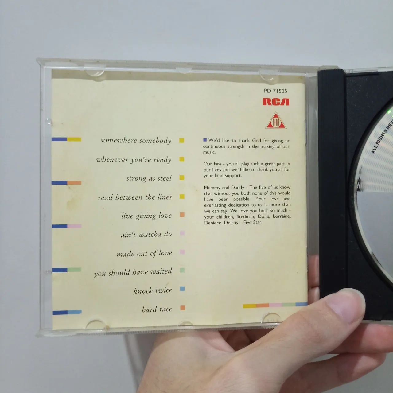 Five Star - Between The Lines CD Original Importado 1987 - Foto 2