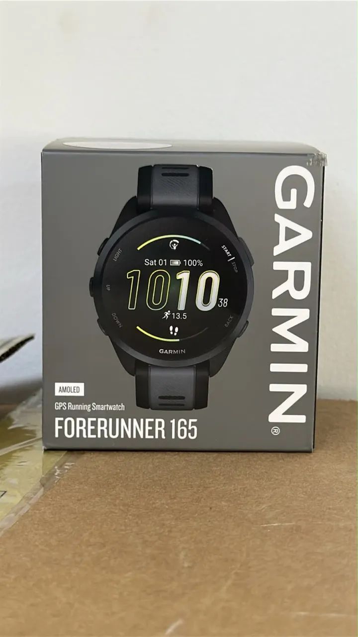 Garmin Forerunner 165 GPS AMOLED NOVO LACRADO