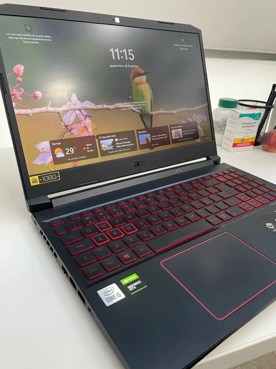 Notebook Gamer Acer Nitro 5 i5 16GB GTX 1650 SSD + HD - Foto 3