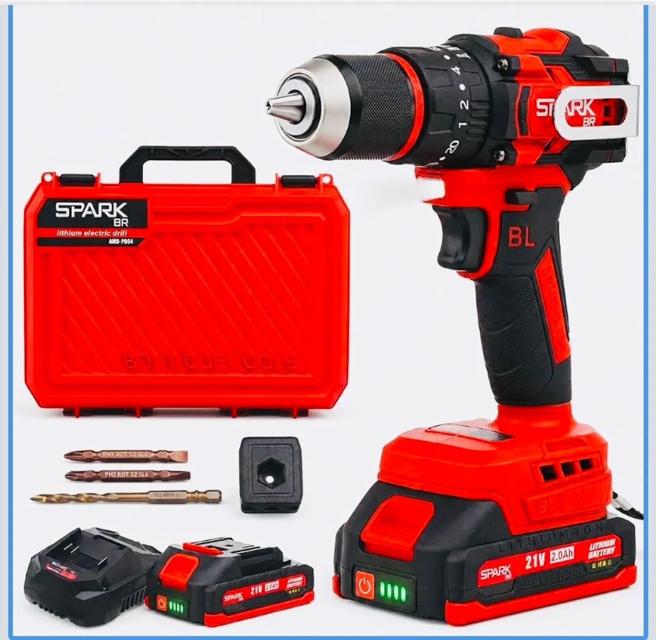 Parafusadeira inpacto SPARK.21V 55NN. - Foto 6