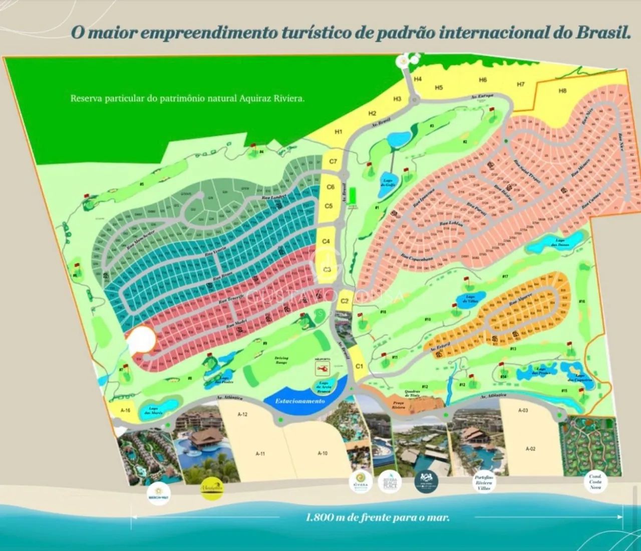 Terreno simplesmente espetacular no Condomínio Aquiraz Riviera na Quadra D, ele é simplesm - Foto 6