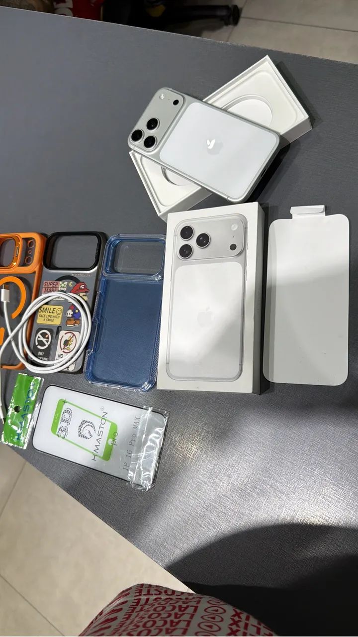 IPHONE 17 PRO MAX 256 CINZA BARATO NOVO ZERO  - Foto 5