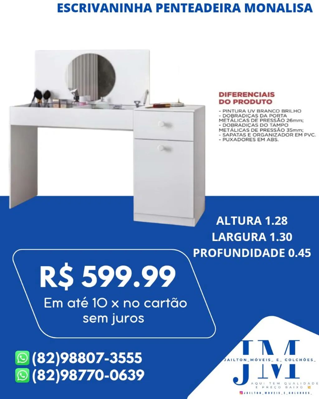 OFERTA PENTEADEIRA FIORELO EM PROMOÇÃO  - Foto 2