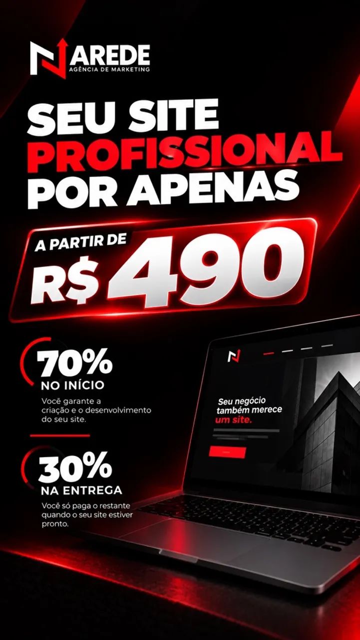 Site profissional para a sua empresa 