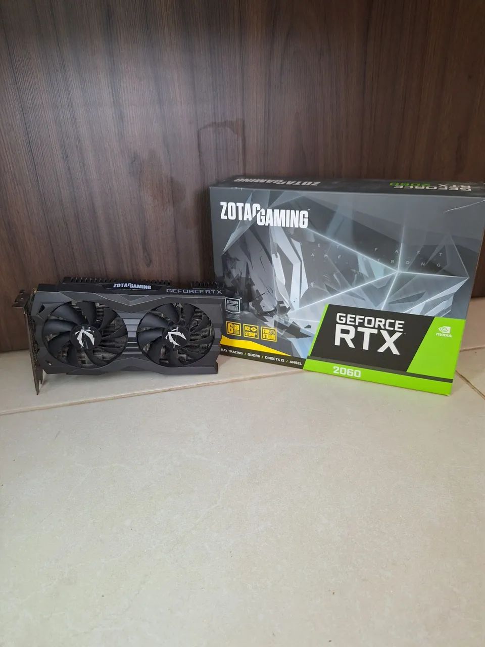 Placa de vídeo rtx 2060 6gb Zotac Gaming