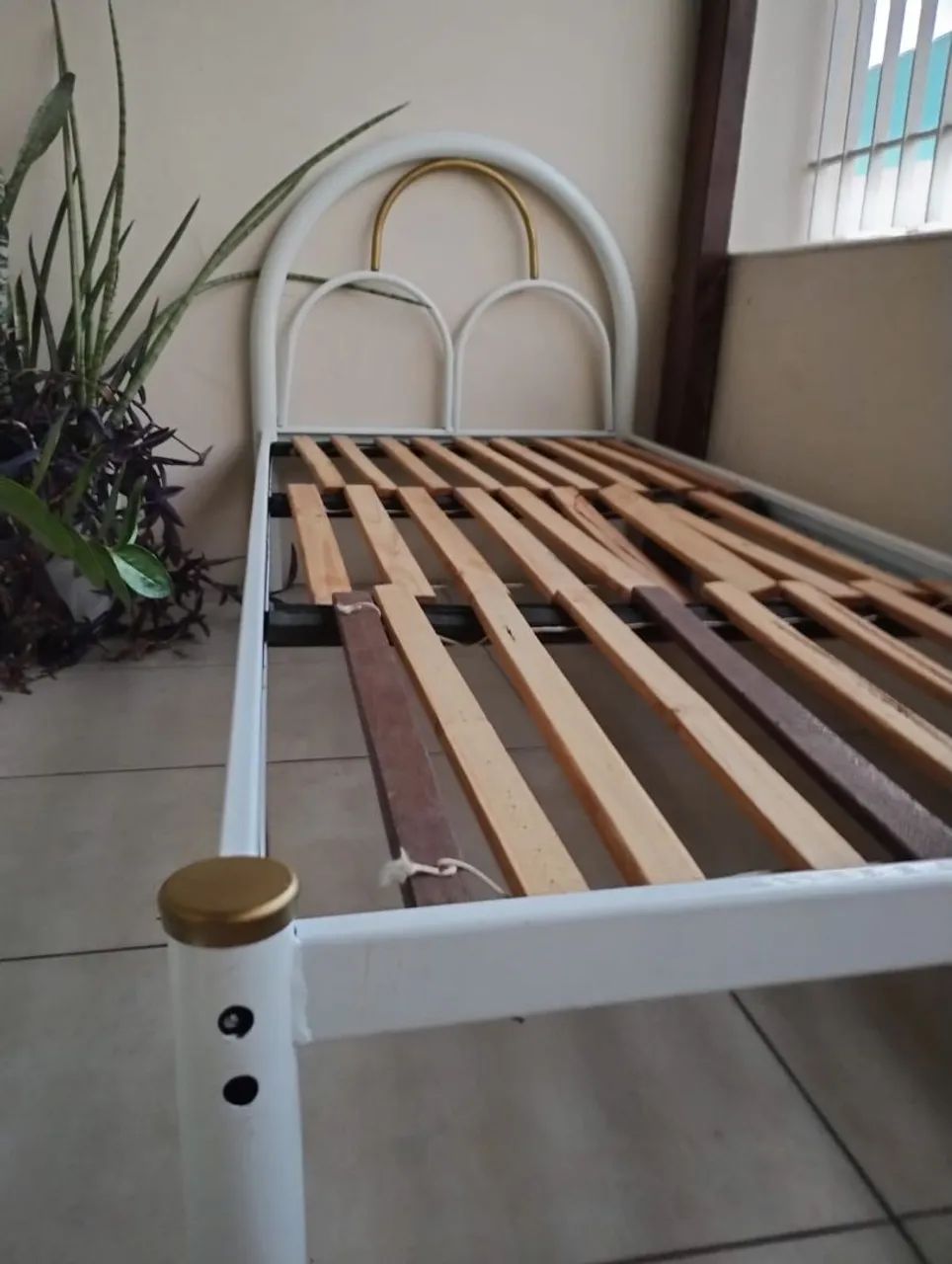 Cama Solteiro de ferro - Foto 3