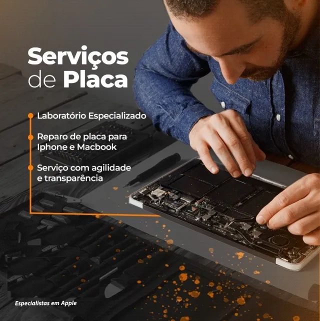 Reparo em placas iphone
