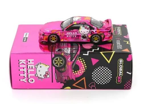Tarmac VERTEX Silvia S14 Hello Kitty 1:64 - Hobbies e coleções