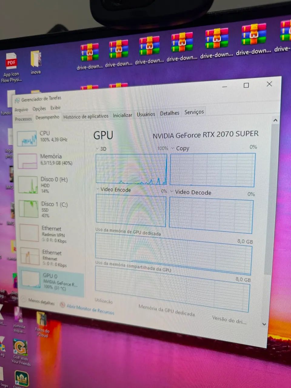 Vendo PC gamer i7 2TB - Computadores e Desktops - Areias, São José