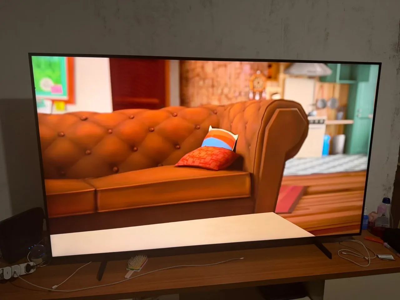 Tv Samsung 65 polegadas smart 4k com comando de voz borda infinita  - Foto 2