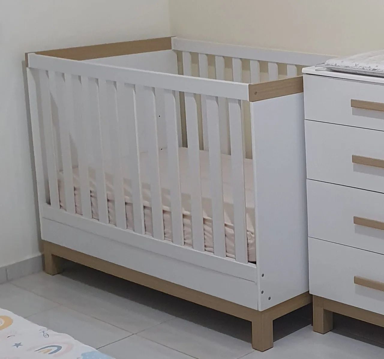 Berço Louis Peroba + Colchão Ortobom - Foto 2