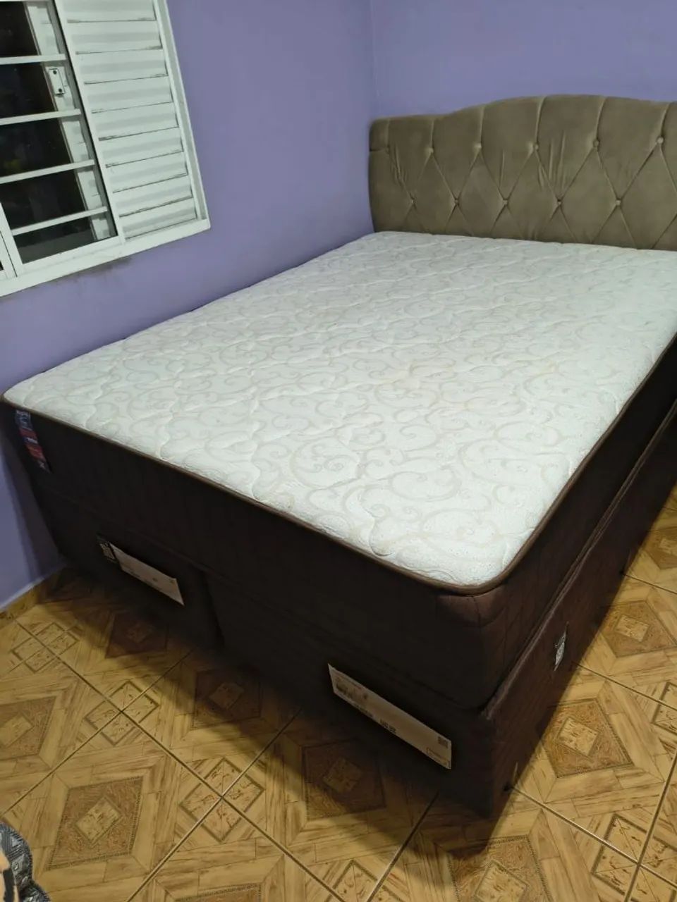 Cama box casal keen , cabeceira aparti !  - Foto 3