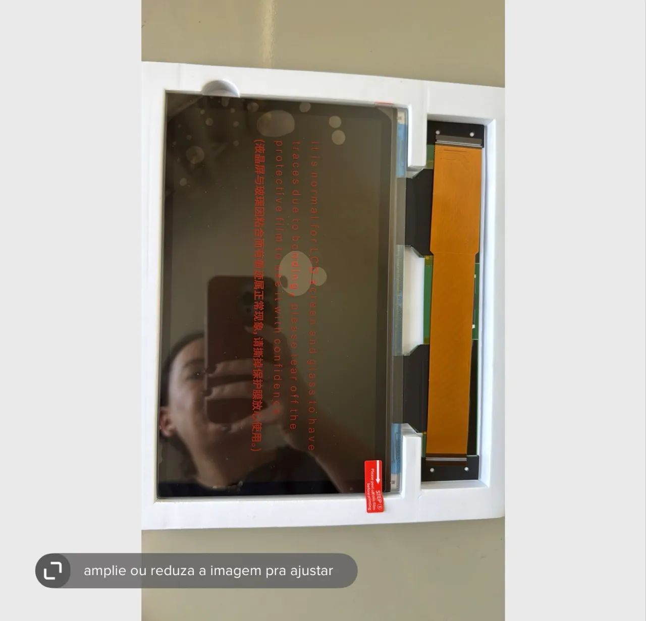 Tela TCL impressora Elegoo