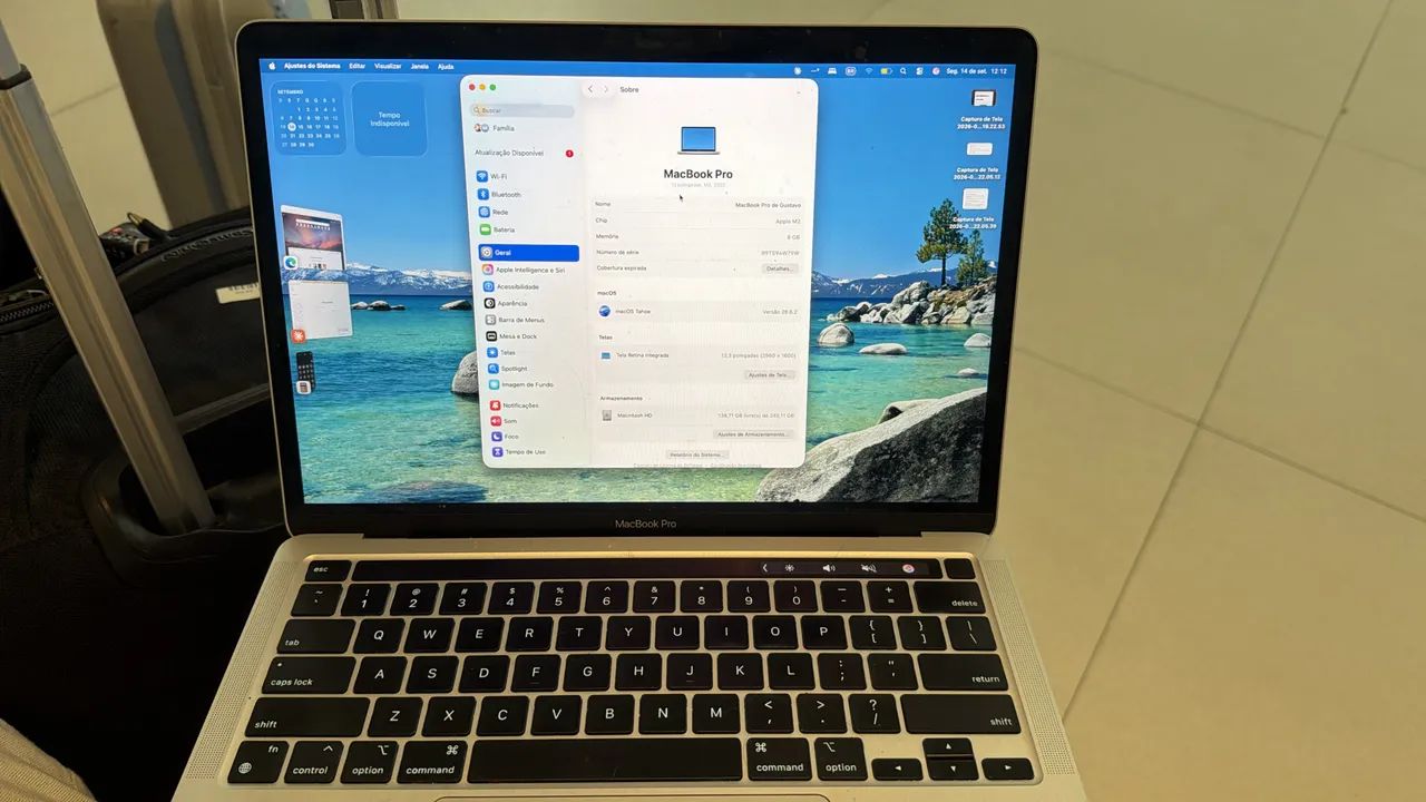 MacBook Pro 13? M2 2022 | 8GB RAM | SSD 256GB | Prateado