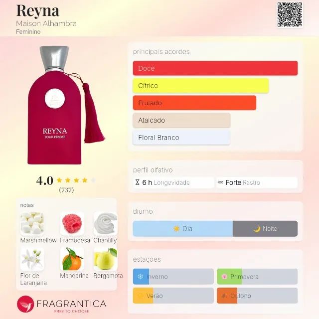 Perfume Reyna Maison Alhambra - Dupe Oriana  - Foto 2