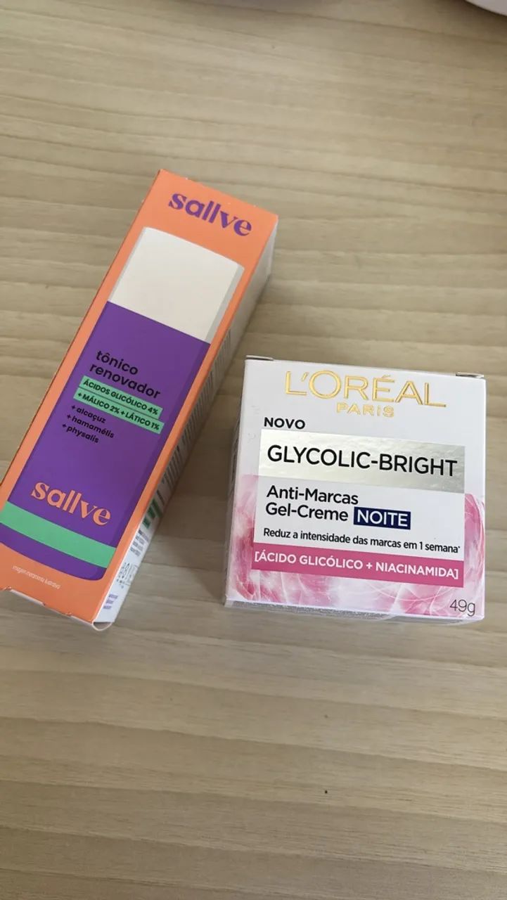 Produtos de Skincare Sallve Loreal lacrado