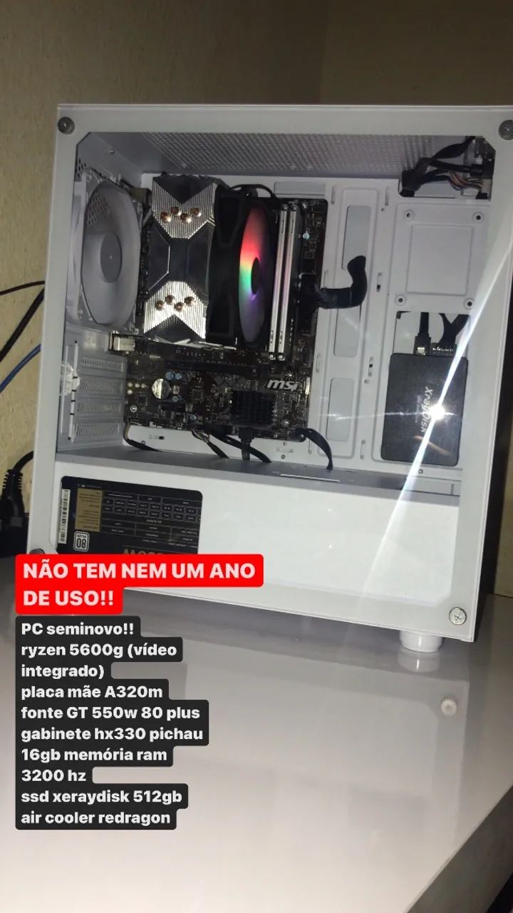 PC GAMER SEMINOVO!!!