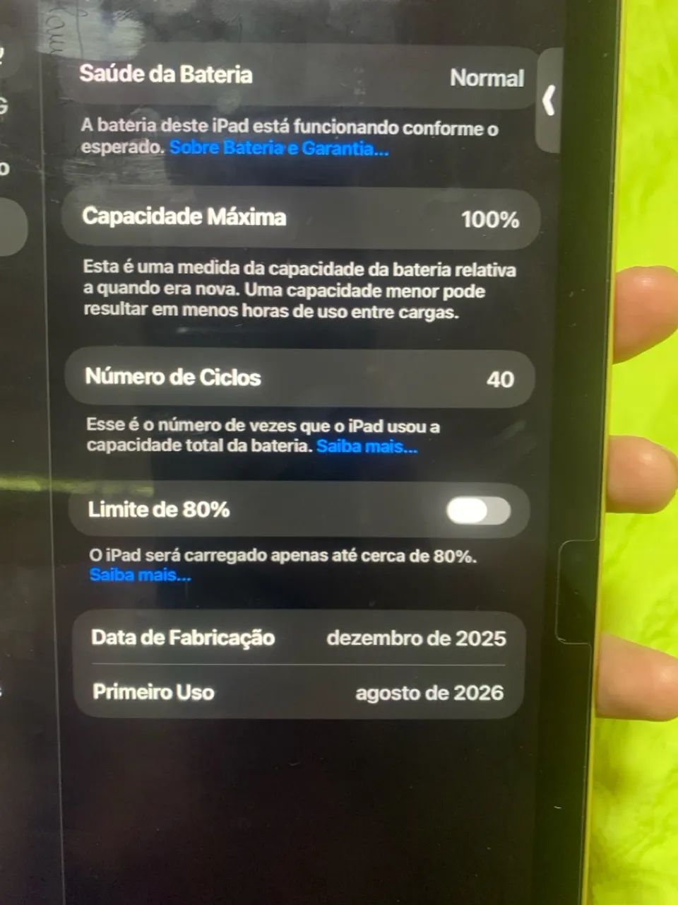iPad 11 garantia Apple agosto 2027 - Foto 4