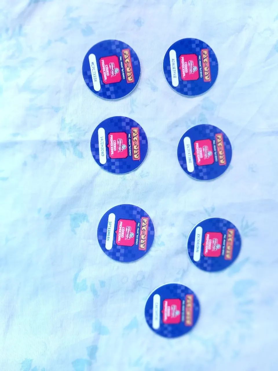 14 Tazos Pac-Man Elma Chips - Foto 4