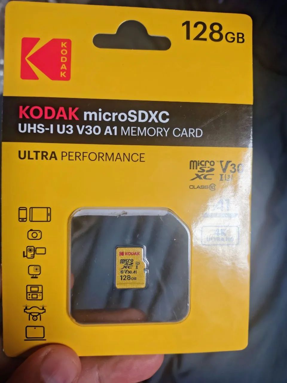 Cartão de memória Kodak original 128gb lacrado - Armazenamento