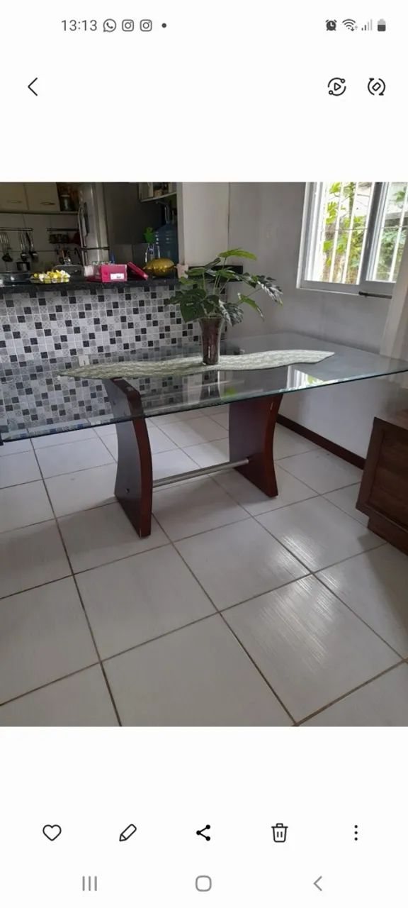 Mesa de vidro