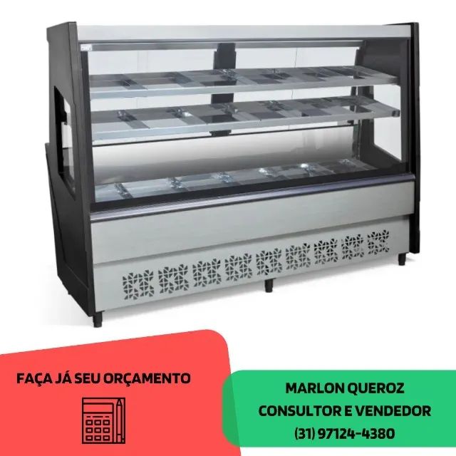 Balcão Avícola 2M Preto Polar