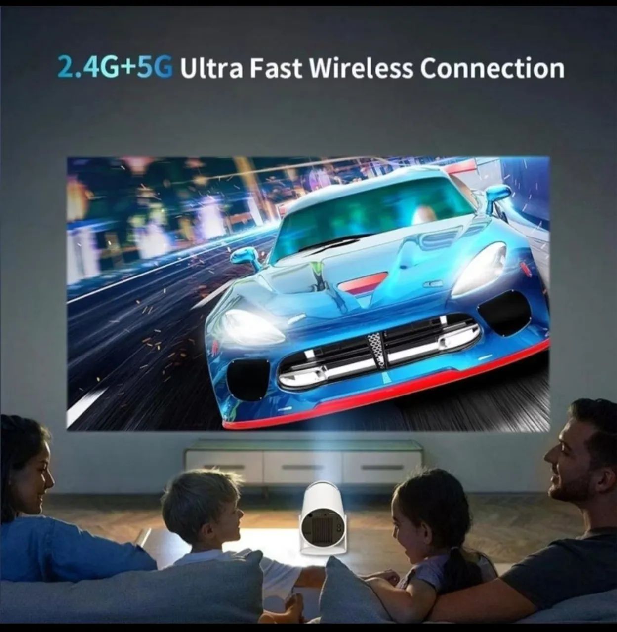 Projetor hy300 pro Android 13 bluetooth 4.0 - Foto 3