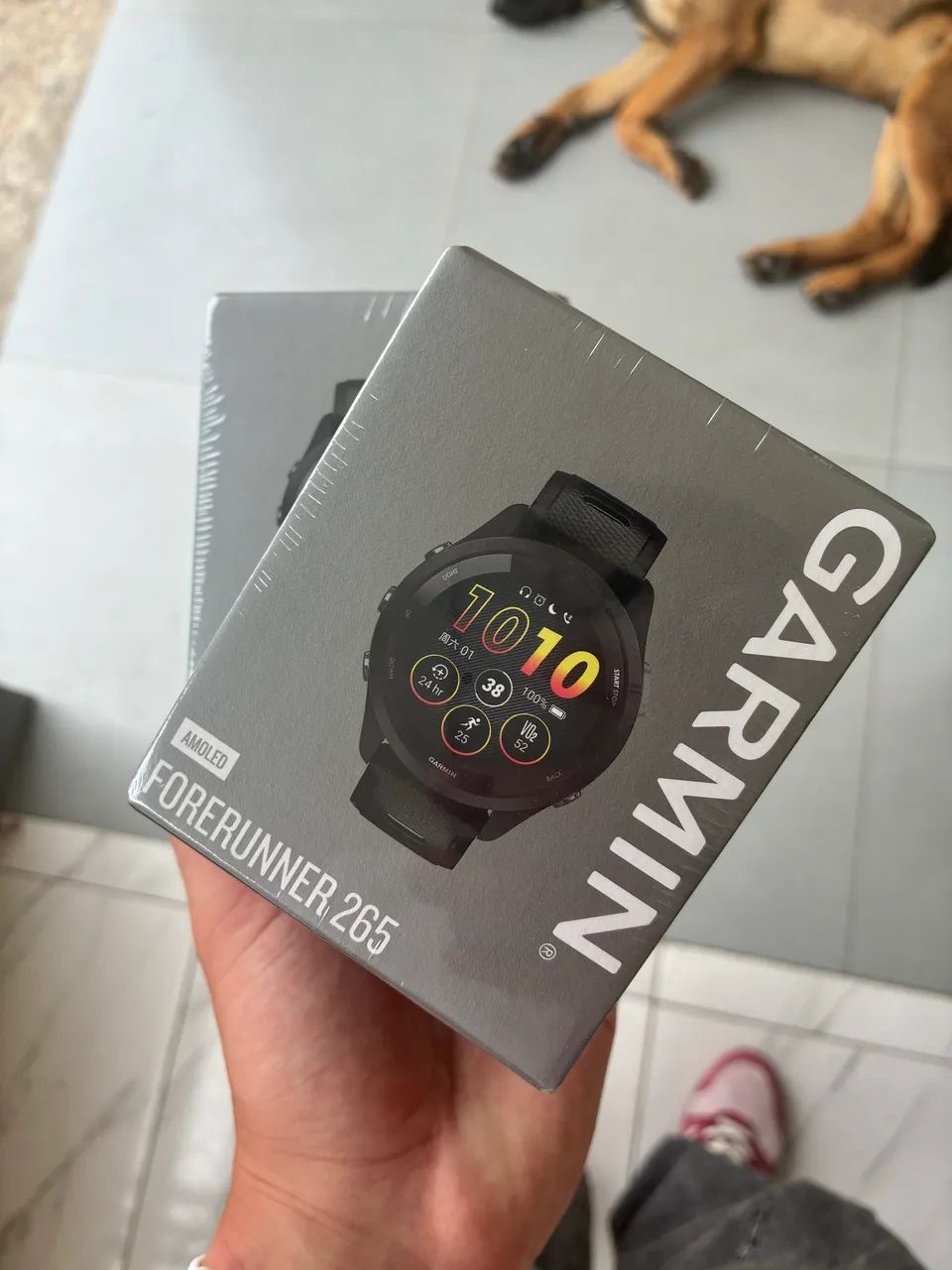 Relógio Garmin 265 Original Função Music e Rotas para Corrida Resistente Água