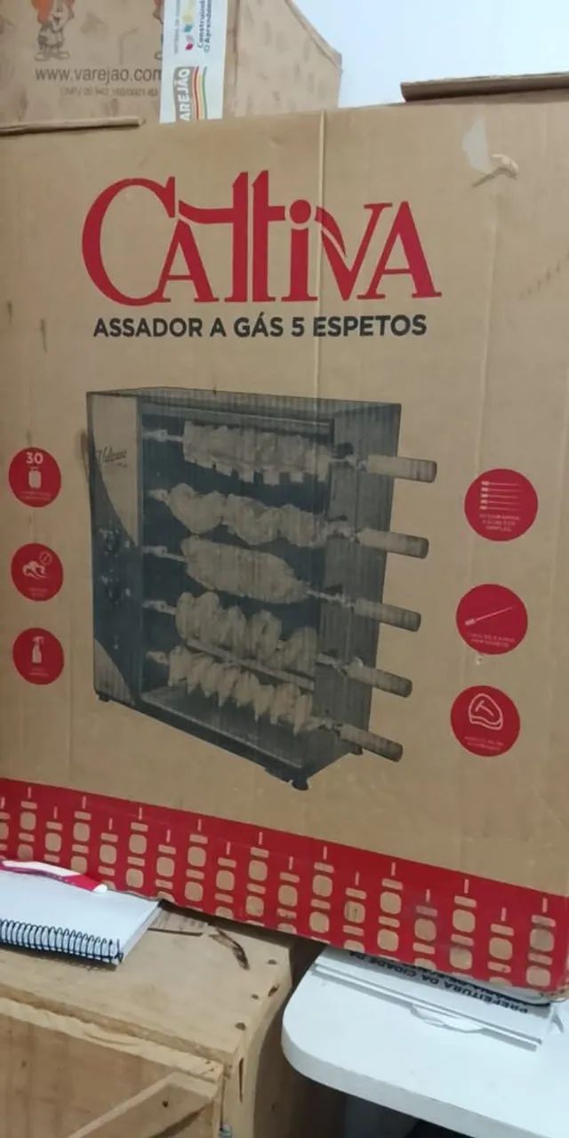 Assador a gás 