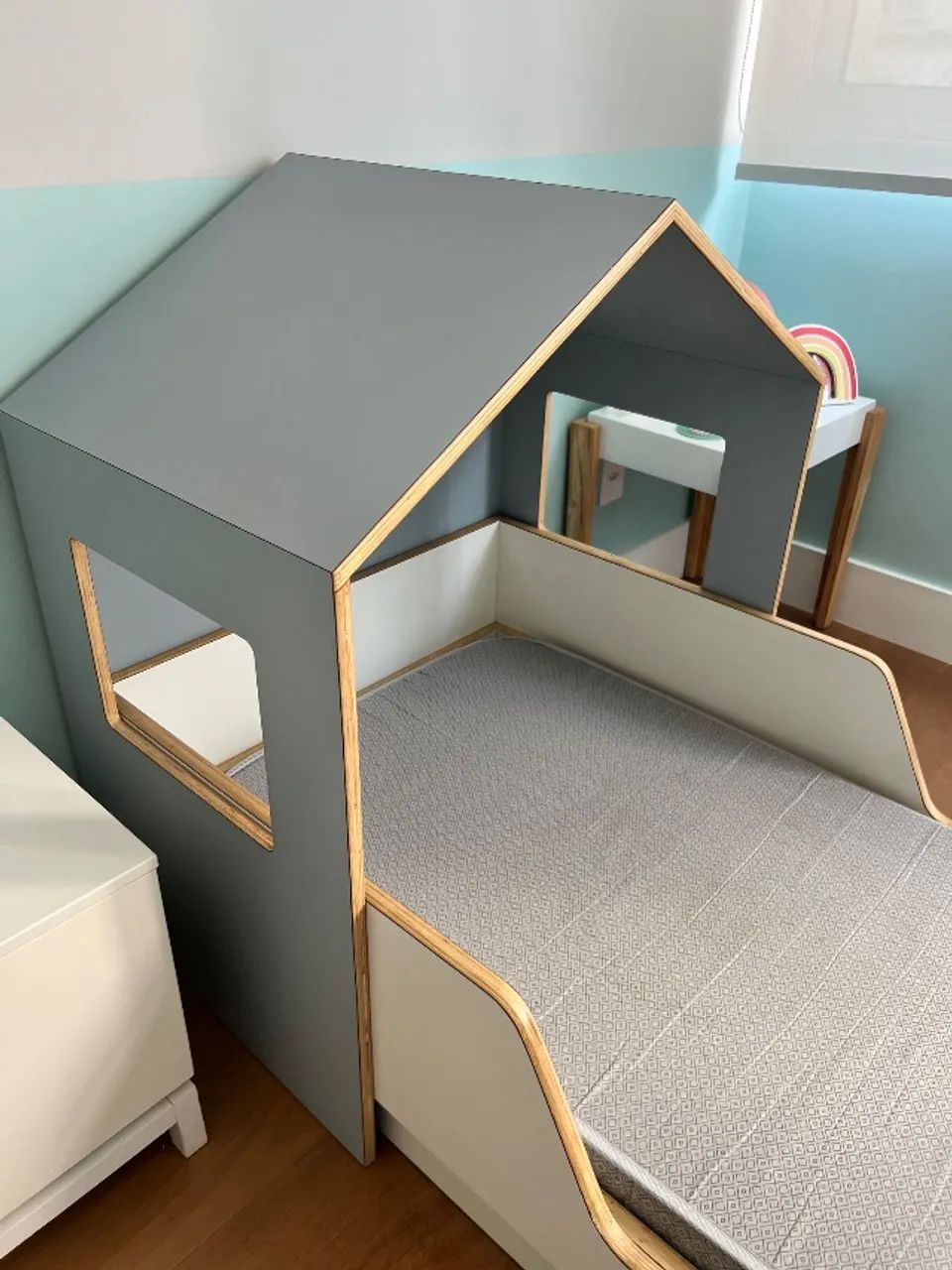 Mini Cama Casinha com Colchão - Foto 4