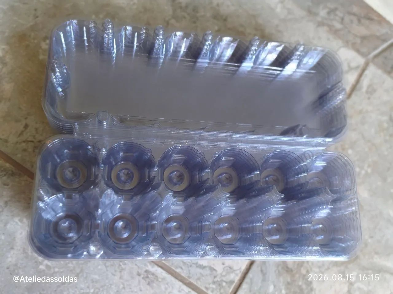 Embalagem de ovos com 12 de pino 