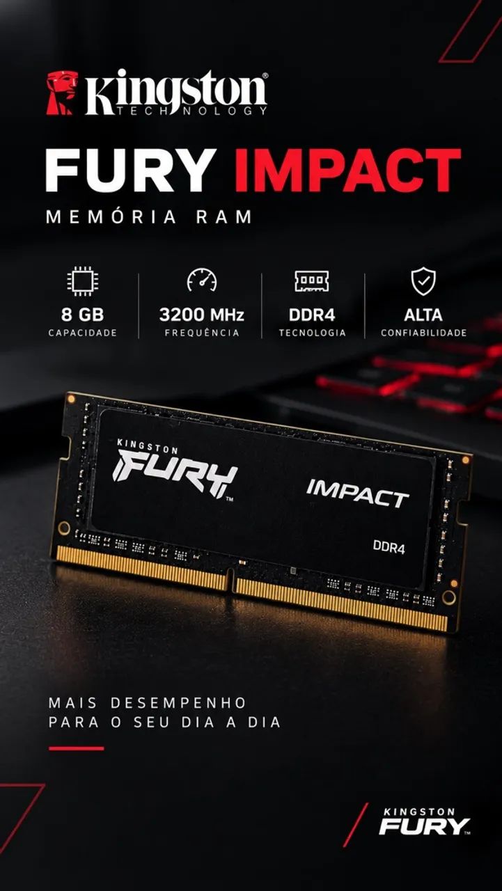 Memória ram notebook