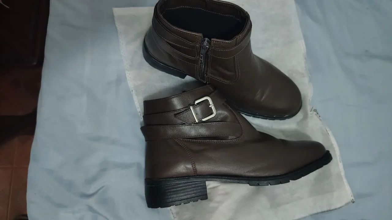 Linda Bota de Couro 38 - Foto 2