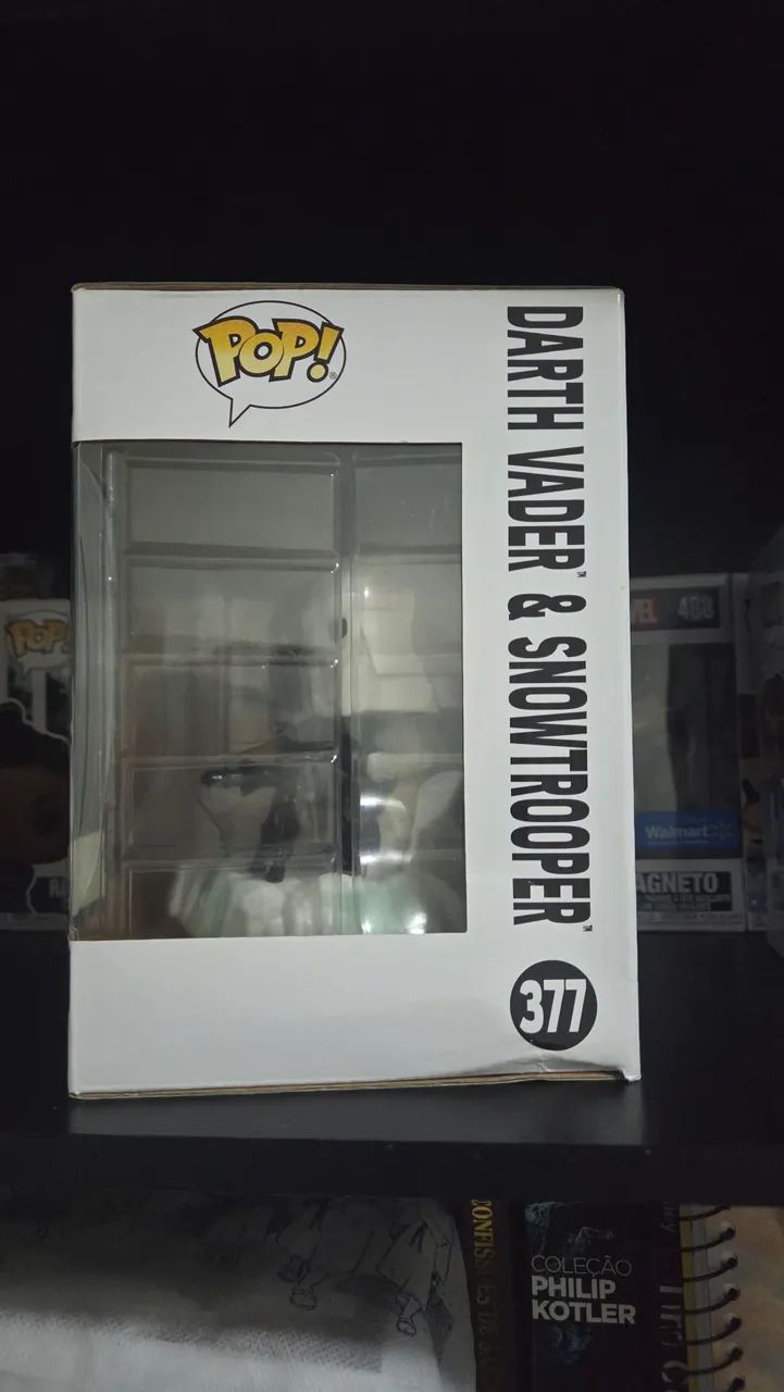 Funko Pop Deluxe Darth Vader E Snowtrooper 377 - Foto 2