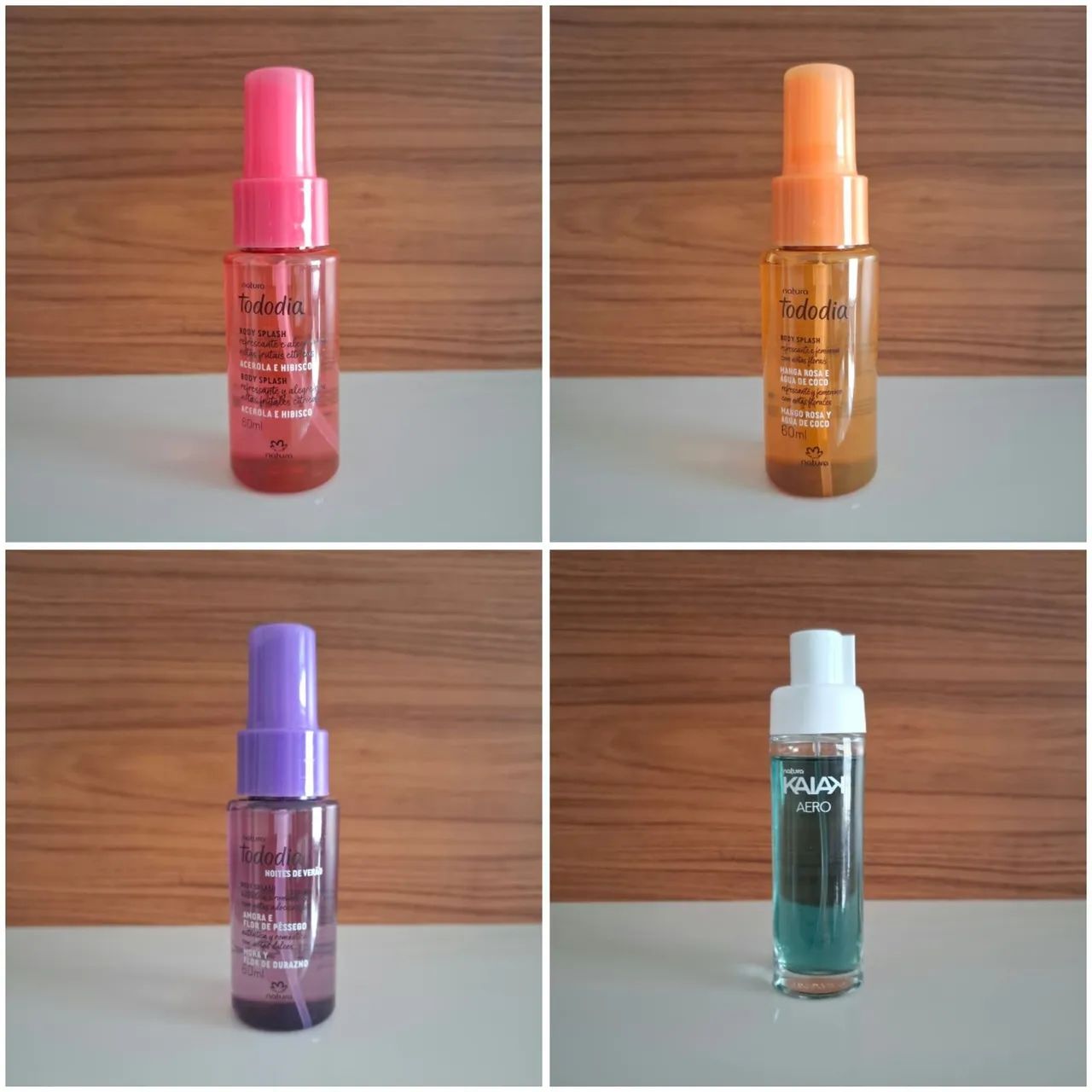 Mini Bodysplash e Mini Perfume Natura 