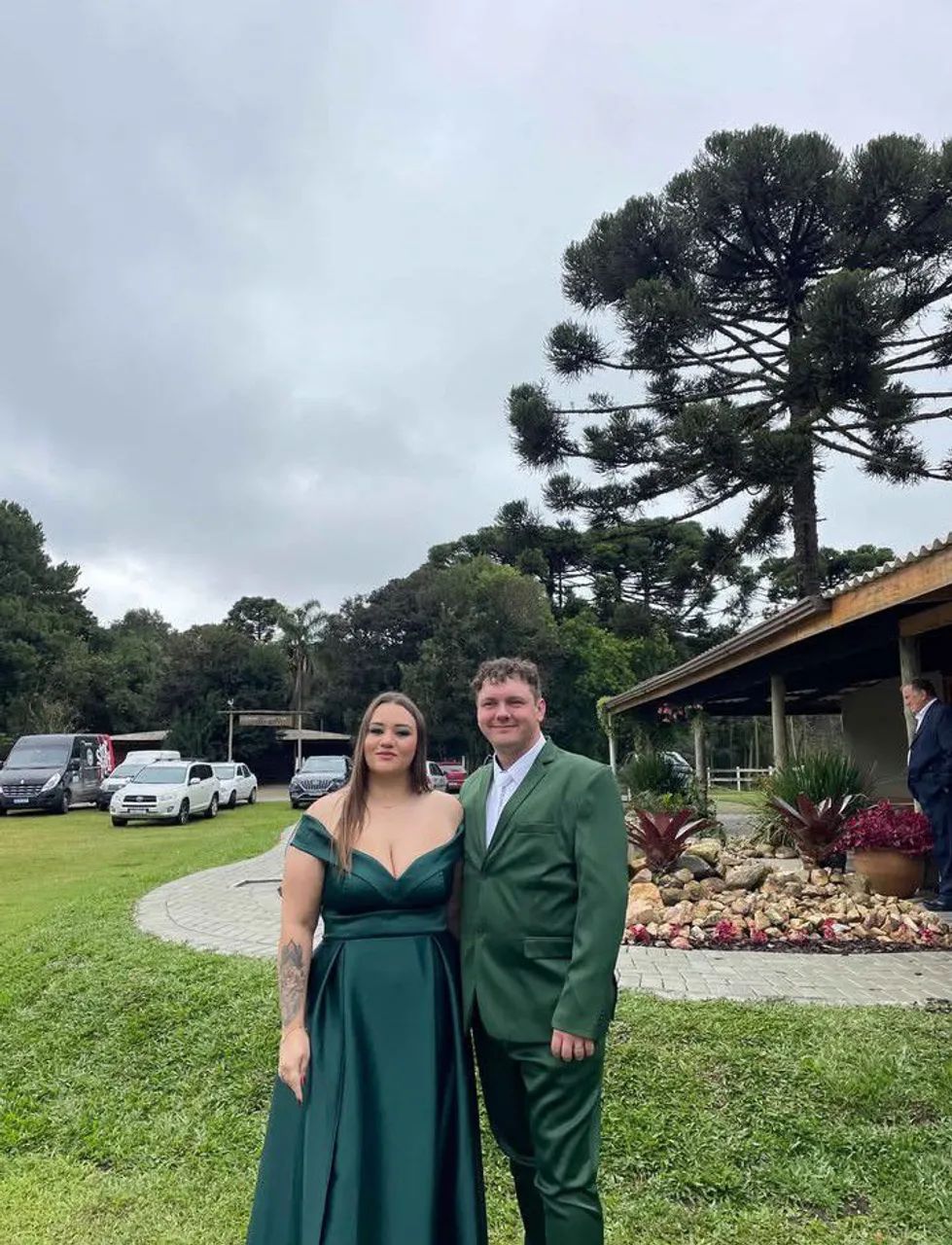 Terno paletó e calça verde oliva - Foto 2
